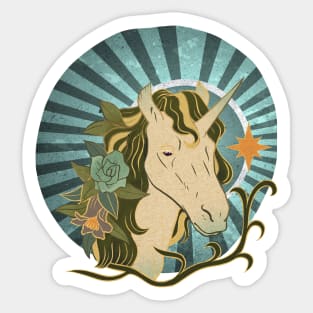 Toot your Horn, Unicorn Sticker